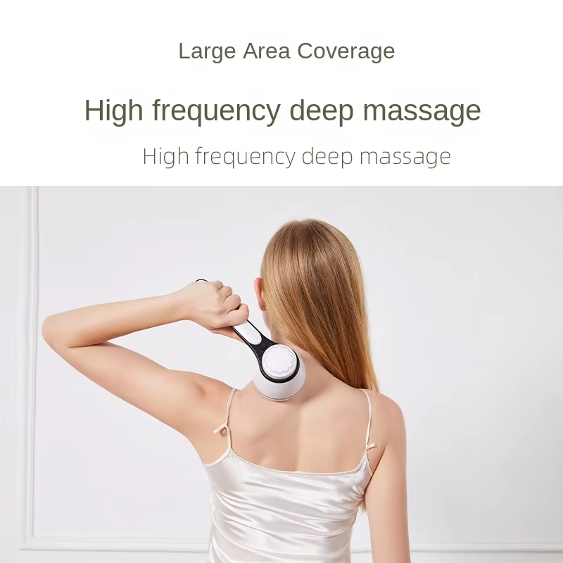 Handheld Wireless Electric Massage Hammer Timing Control Portable Full-Body Vibration Fat-Shaking Fat Pushing Machine for