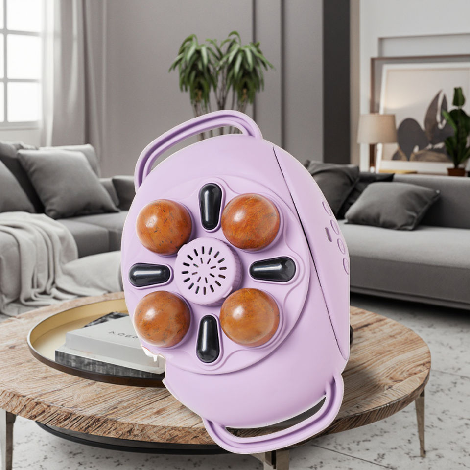 Electric Intelligent Kneading Belly Slimming Belt Fat Burning Abdominal Massage Bian Stone Hot Compress USB Recharge Timing