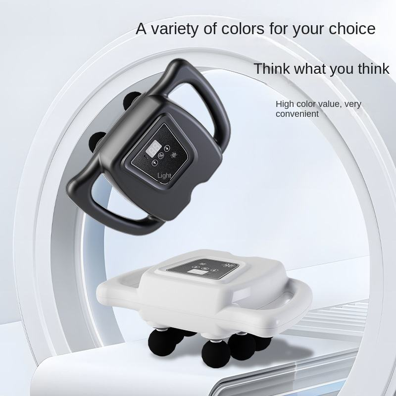 Rechargeable 8-Head Full-body Electric Massage Gun Timing Control Low Noise Design 4-6 Hour Battery for Home Gym Fitness