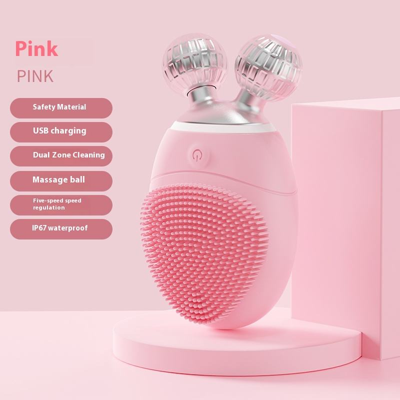 Wholesale Electric Face Cleaning Brush Low MOQ Private Label OEM Custom Logo for Beauty Brands Resellers Household Use USB