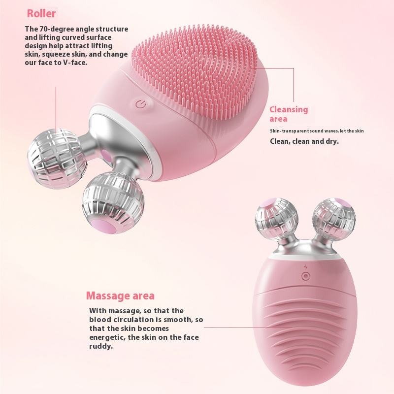 Wholesale Electric Face Cleaning Brush Low MOQ Private Label OEM Custom Logo for Beauty Brands Resellers Household Use USB