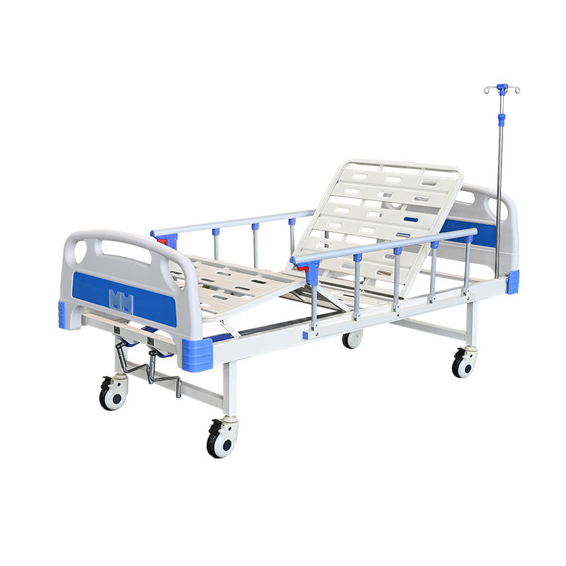 Big Stock Manual 2 Functions Patient Medical Manual Hospital Bed for Hospital and Home