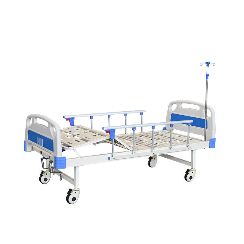 Big Stock Manual 2 Functions Patient Medical Manual Hospital Bed for Hospital and Home
