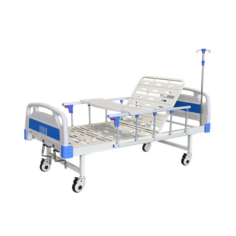 Big Stock Manual 2 Functions Patient Medical Manual Hospital Bed for Hospital and Home