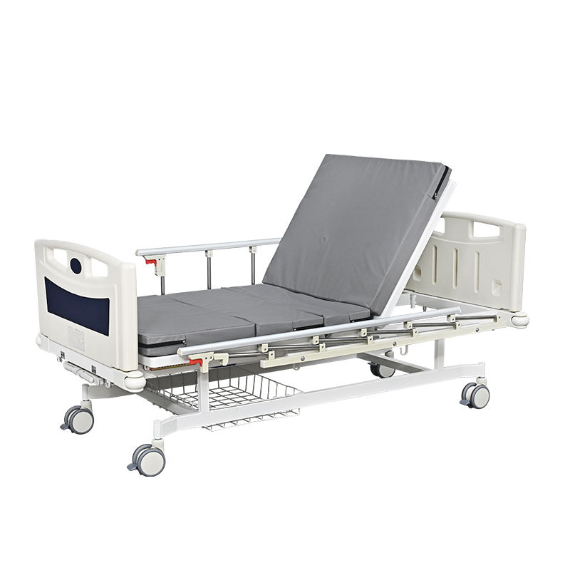 Manufacturers Wholesale Double-Function Manual Home Care Bed Multi-Functional Medical Beds for Elderly Patients Hospital Use