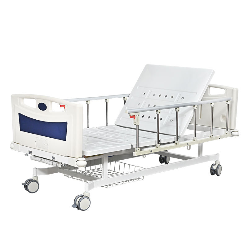 Manufacturers Wholesale Double-Function Manual Home Care Bed Multi-Functional Medical Beds for Elderly Patients Hospital Use