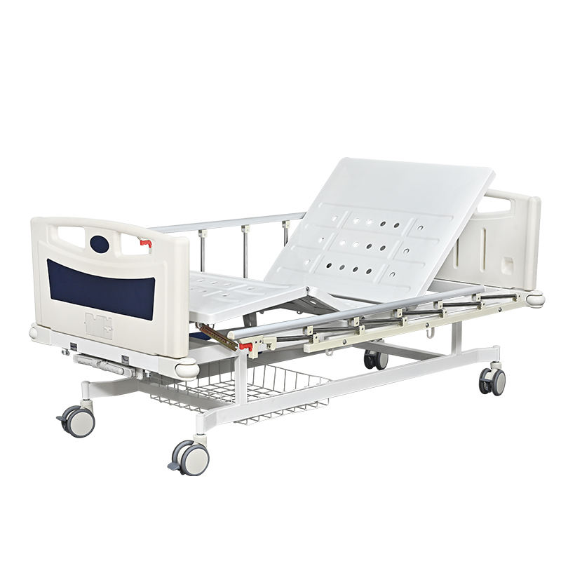 Manufacturers Wholesale Double-Function Manual Home Care Bed Multi-Functional Medical Beds for Elderly Patients Hospital Use