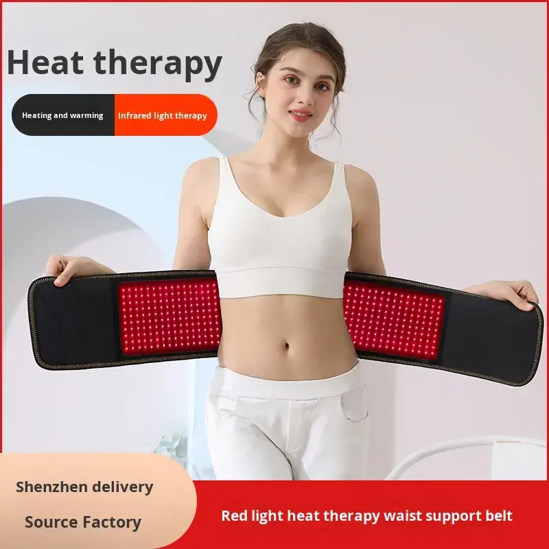 ODM Rechargeable Hands Free Design Wellness Gear Back Pain Relief Products Red Light Therapy Belt Circulation Booster