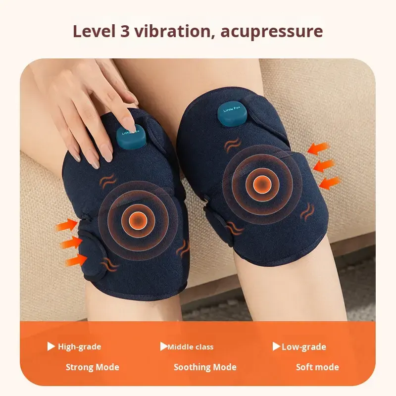 Knee Massager with Heat Vibration air Pressure Massager Leg and Knee