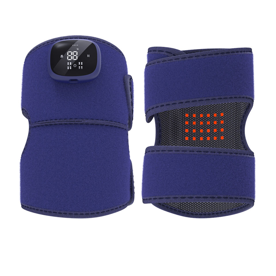 Cordless 660nm 850nm Red-Light Knee Massager Elbow Shoulder Wrap Brace with Heat for Arthritis Pain Relief