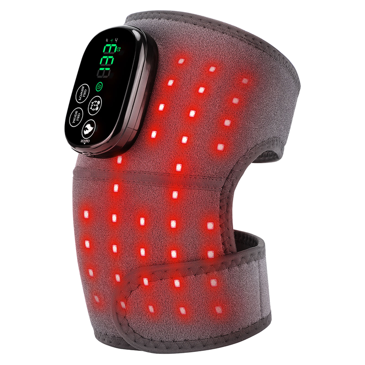 Cordless 660nm 850nm Red-Light Knee Massager Elbow Shoulder Wrap Brace with Heat for Arthritis Pain Relief
