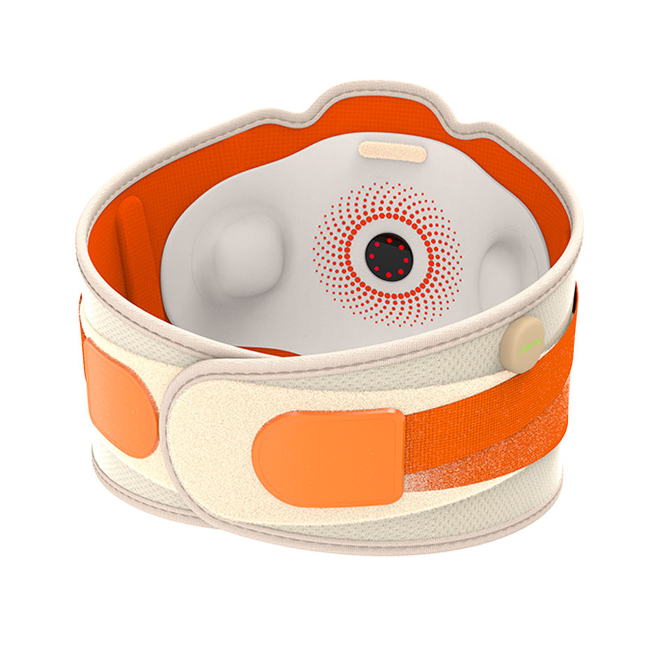 Heating Pad for Back & Waist Lumbar Massager Cordless Portable Touchscreen Control with Timing Function