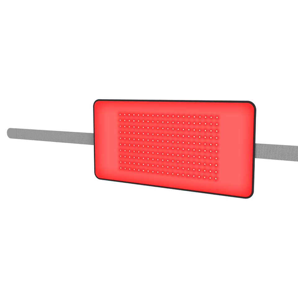 Hot Selling Waist Support Lumbar Brace Red Light Heating Vibration Abdominal Massager Lower Back Massage Belt