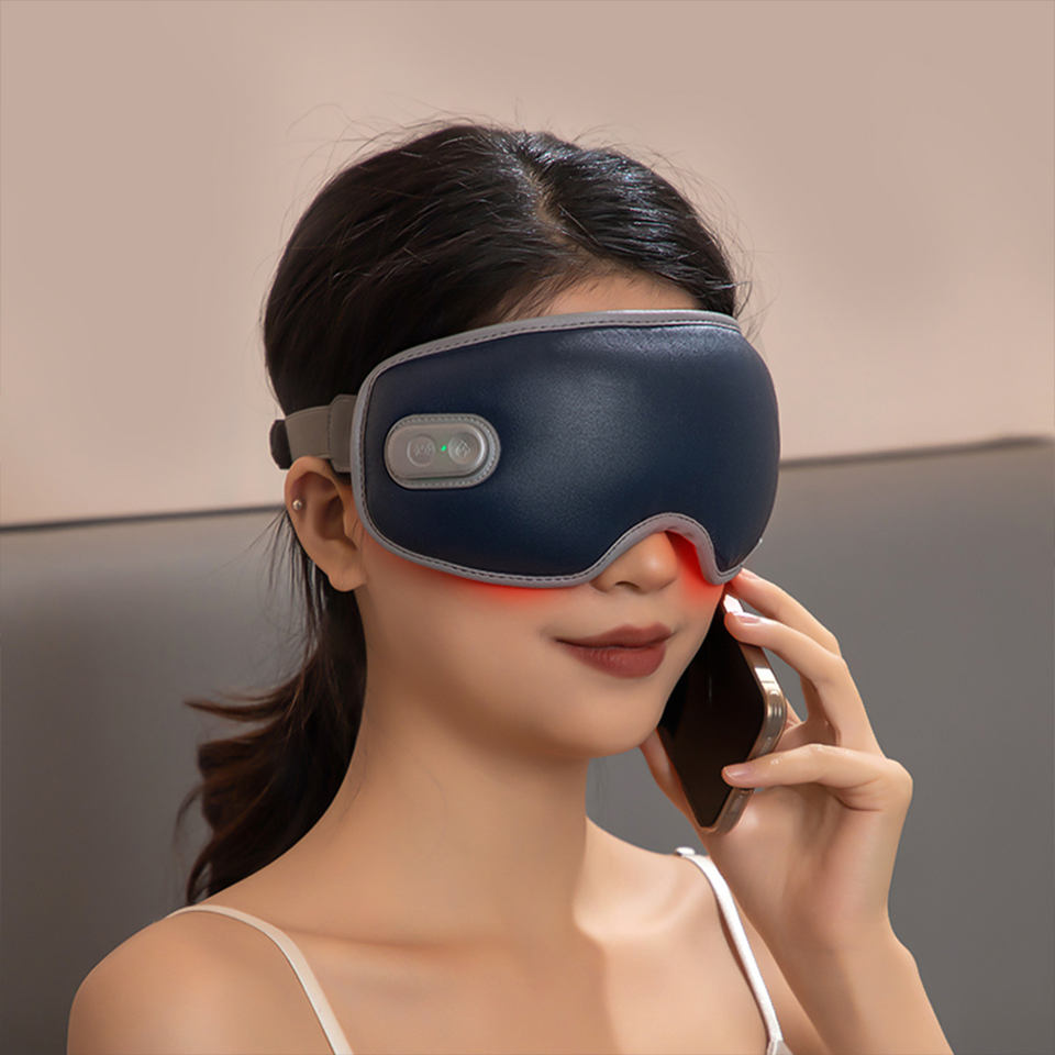 Point-to-point Acupuncture Nano Spray Eye Massager Timing Control Dry Eye Massage Mist Heating Battery-Powered 1000mAh Musical