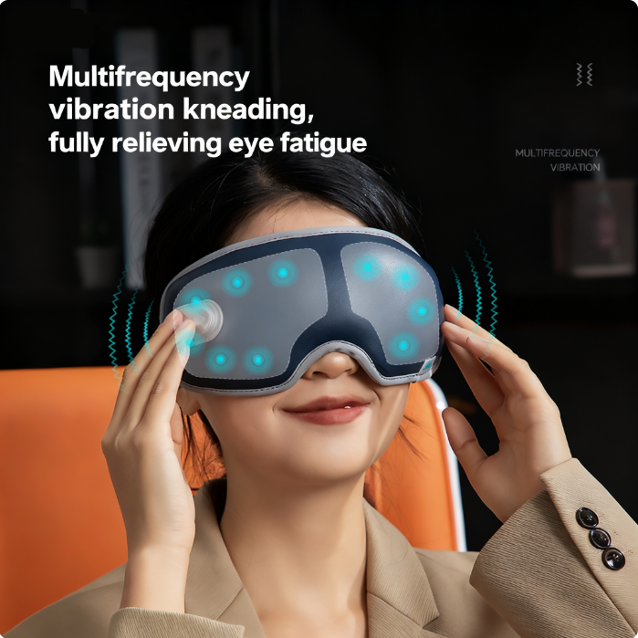 Timing Control Detachable Magnetic Battery Design Frequent Vibrating Cold Compress Edema Eliminated Heat Compress Eye