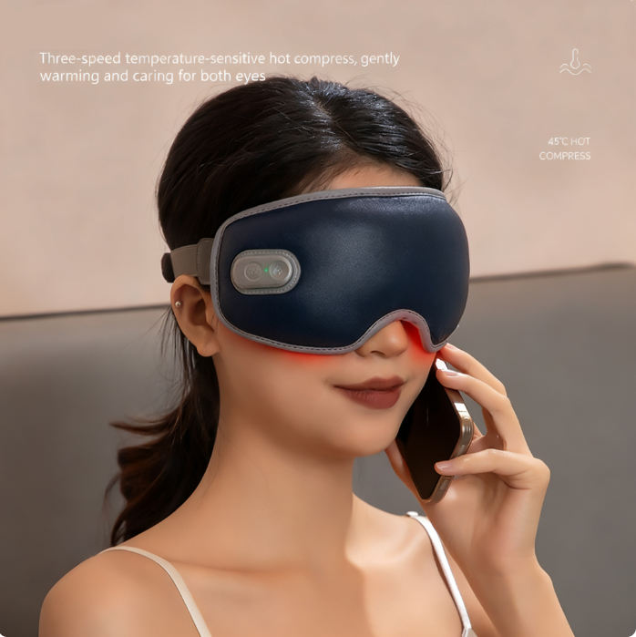 Timing Control Detachable Magnetic Battery Design Frequent Vibrating Cold Compress Edema Eliminated Heat Compress Eye