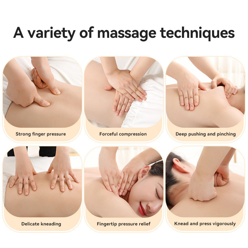 Kneading & Heating Massage Pillow for Neck/Back Pain Relief, Portable Home Travel Use - Cervical Massage Pillow