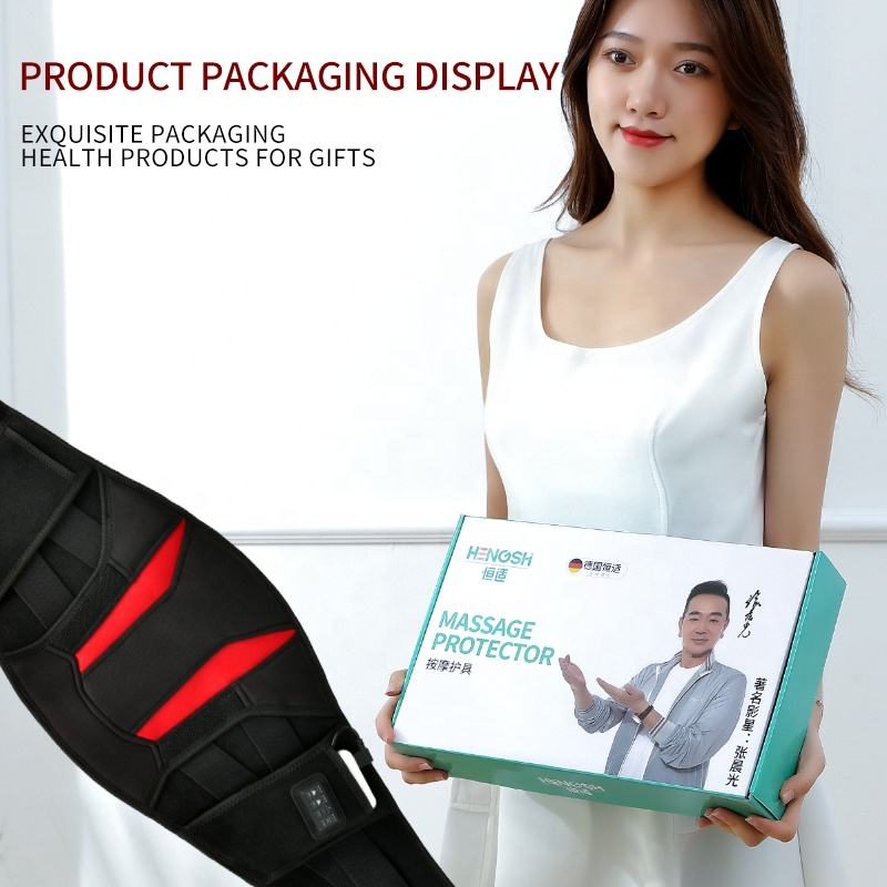 HENGSHI OEM Factory Heating Pad Back Massager Electric Body Care Vibration Massage Machine Belt Waist Massager Machine