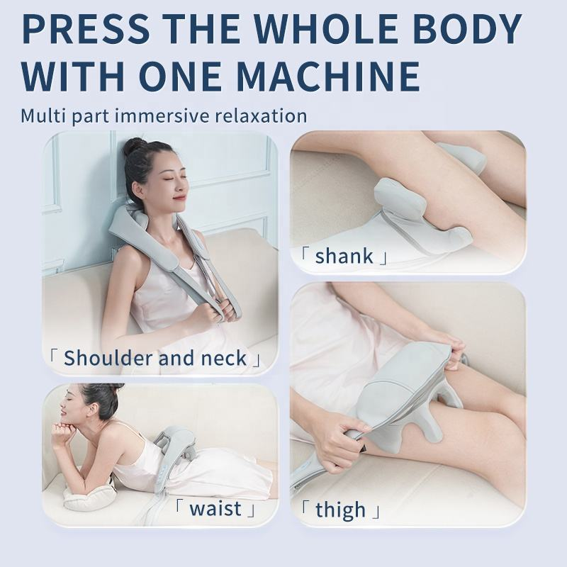 Best Selling Trending Products 2025 New Arrivals Neck & Shoulder Massager Stretcher Massage Shawl Shiatsu Belt Massager Machine