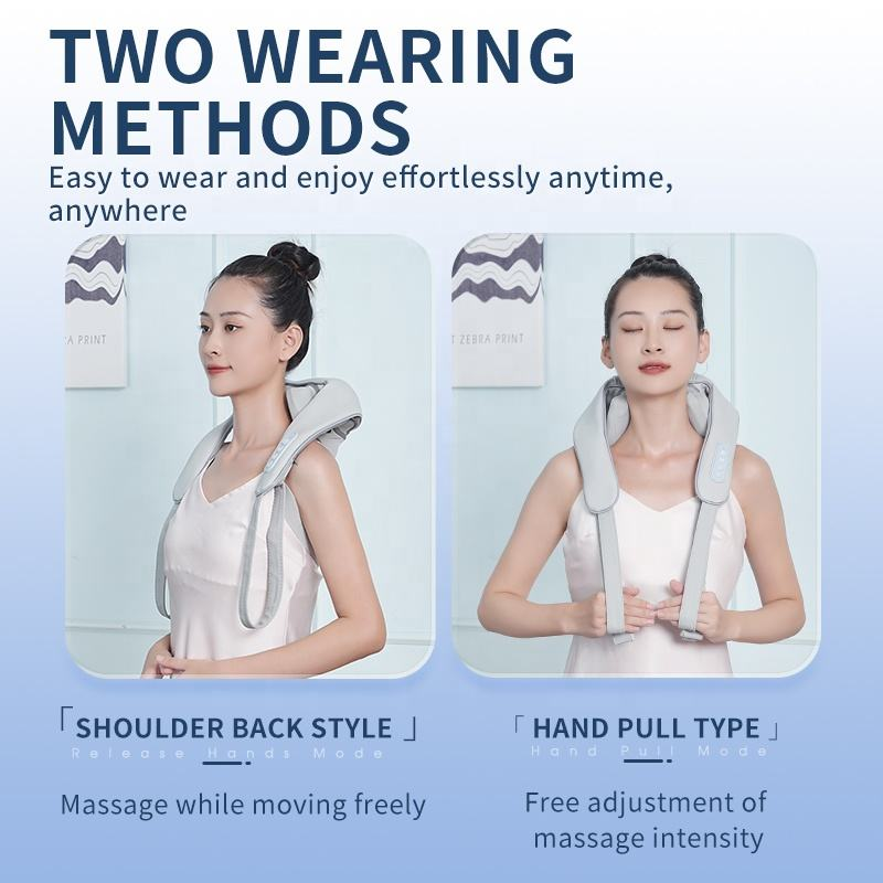 Best Selling Trending Products 2025 New Arrivals Neck & Shoulder Massager Stretcher Massage Shawl Shiatsu Belt Massager Machine