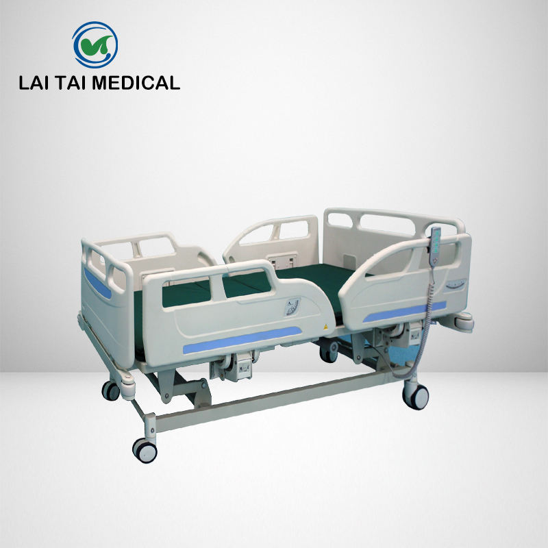 High Quality Electric Adjustment Hospital Bed 3 Functions Plastic Nursing Bed Patient Care Clinic Care Bed