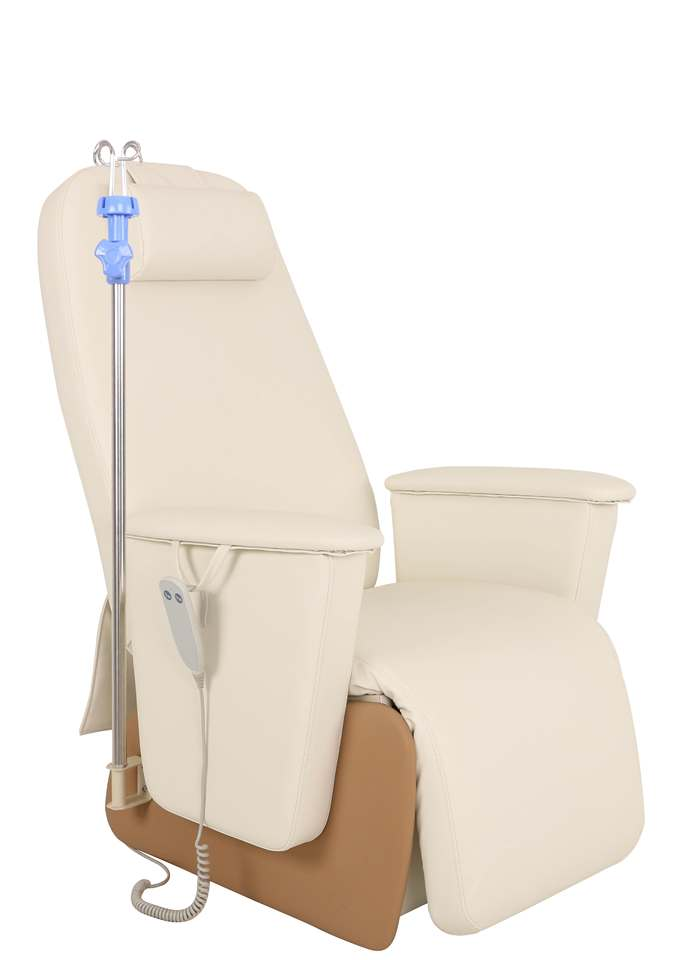 Advanced Medical Hemodialysis Chair for Hospitals Ergonomic Design Easy to Clean Surface & Safety Lock