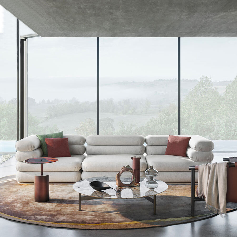 Italian Minimalist 6 Seater Genuine Leather Sectional L Shaped Modular Villa Sofa Set Modern Lounge Nordic for Home Luxury