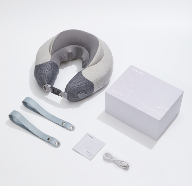 Factory Direct Sales Shiatsu Neck Massager with Air Compression Rechargeable Heating 3D Kneading Movement