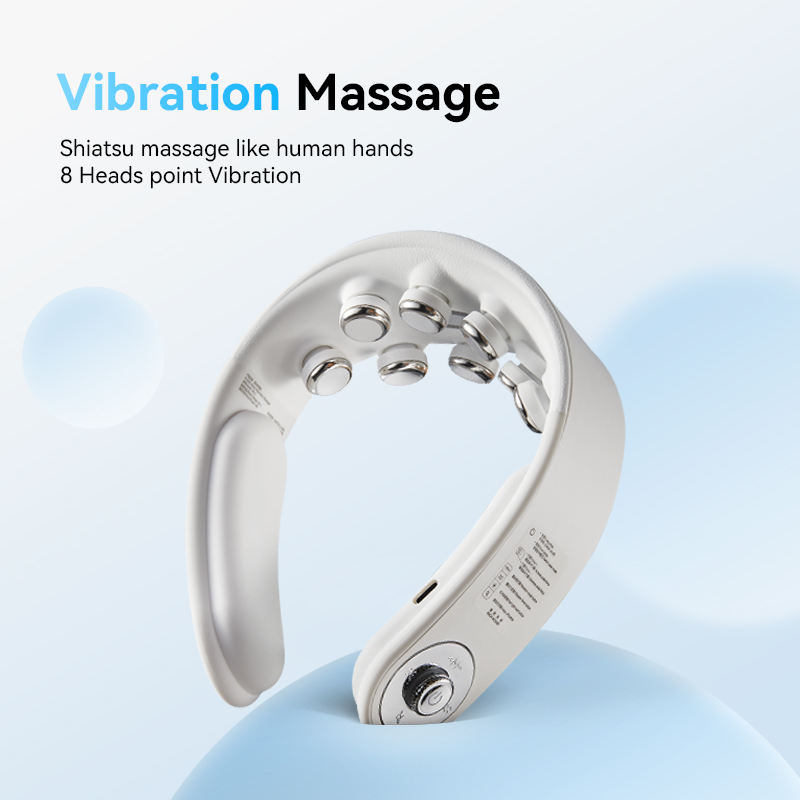 Customize Rechargeable EMS Wellness Health Care Equipment Shiatsu Neck and Back Massager