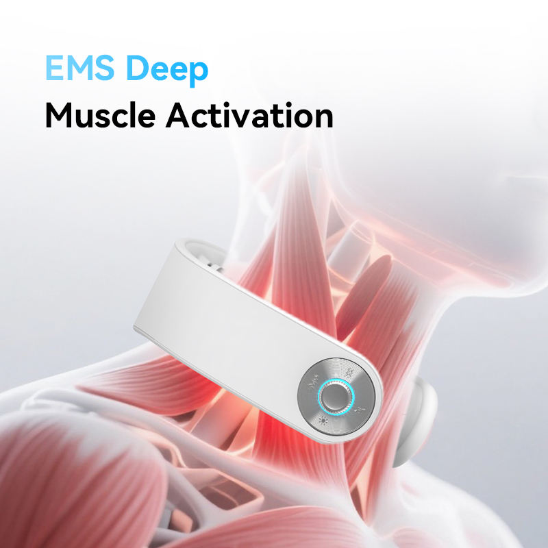 Customize Rechargeable EMS Wellness Health Care Equipment Shiatsu Neck and Back Massager