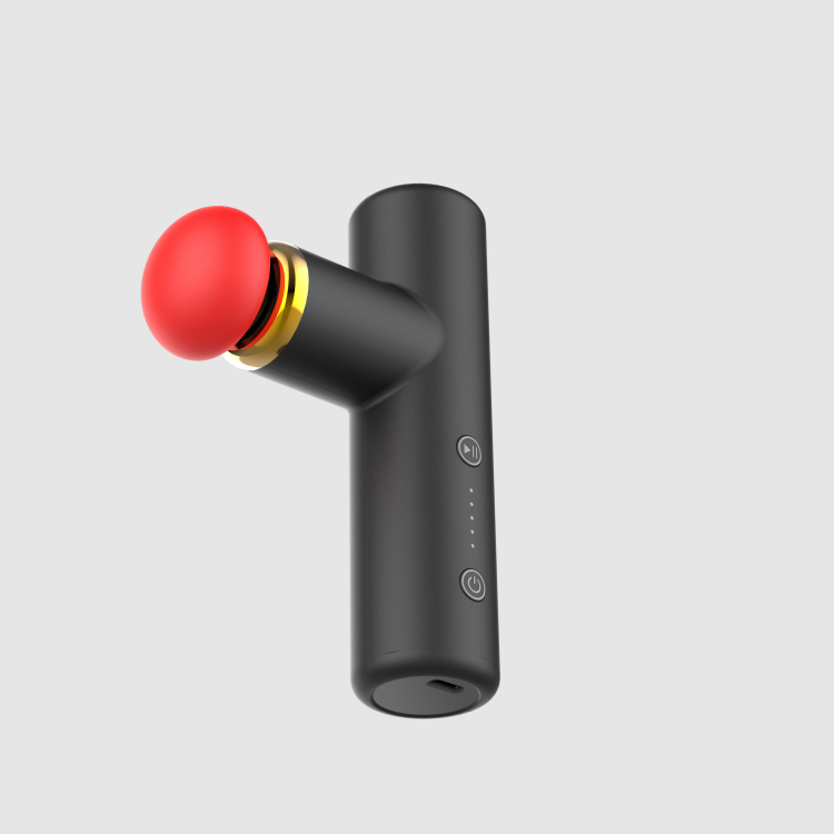 High Quality Portable Mini Massage Gun 5 Speeds 3 Heads Targeted Muscle Pain Relief