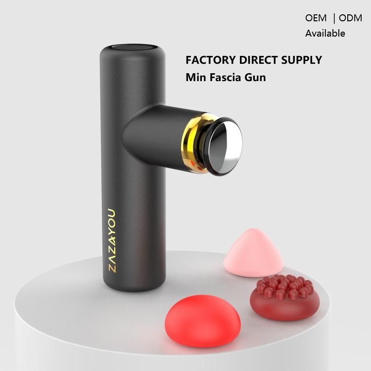 High Quality Portable Mini Massage Gun 5 Speeds 3 Heads Targeted Muscle Pain Relief