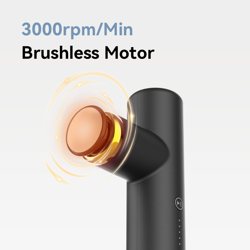 High Quality Portable Mini Massage Gun 5 Speeds 3 Heads Targeted Muscle Pain Relief