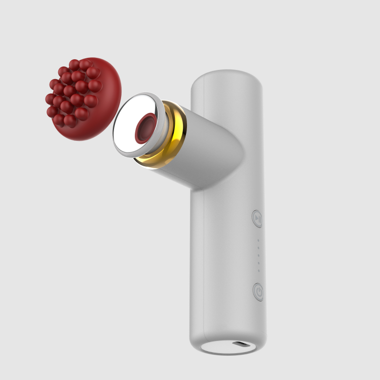 Original Factory Smart Mini Massage Gun CE Rohs FCC Certified 5 Speeds Heated Portable Device for Ladies