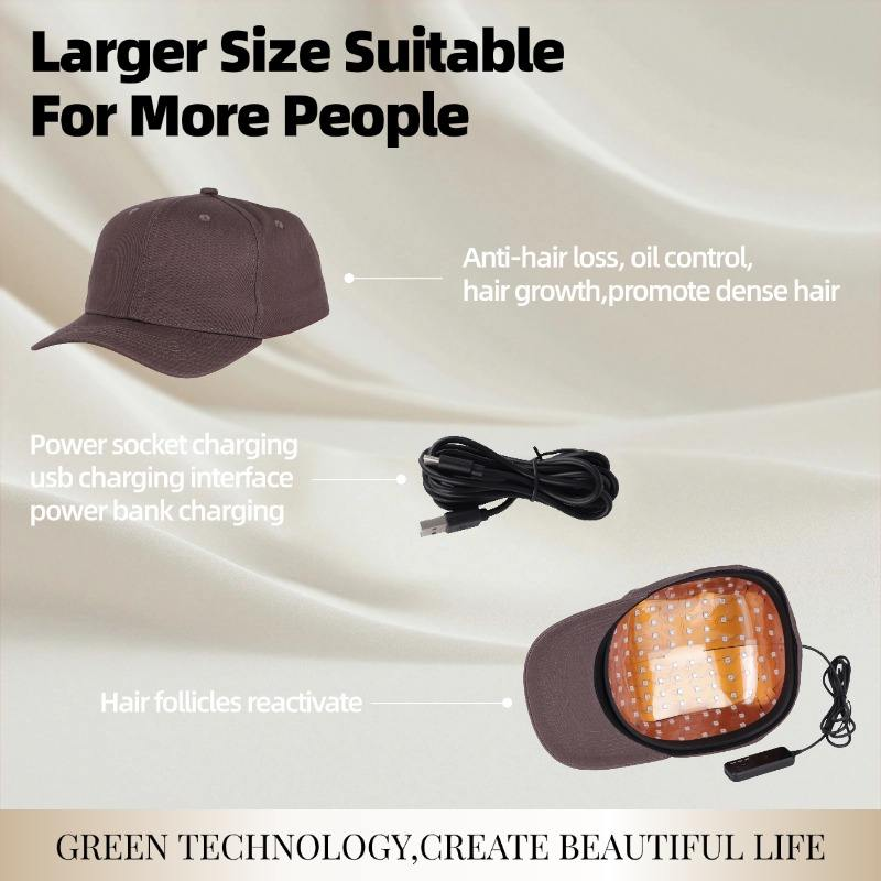 New Arrivals Red Light Therapy Hat with LED Light for Hair Growth and Head Scalp Treatment