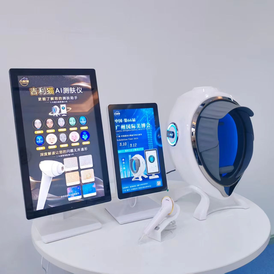 Newest AI Skin Analyzer Machine 10 Spectrum Facial Analyzer Machine For Facial scanning and acne detection