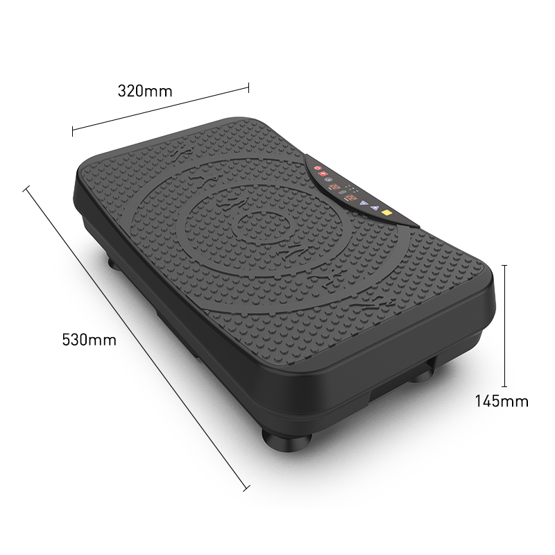 HSM Factory Exercise Equipment for Home Workout Use Electromagnetic Vibration Platform with Elastic Rope