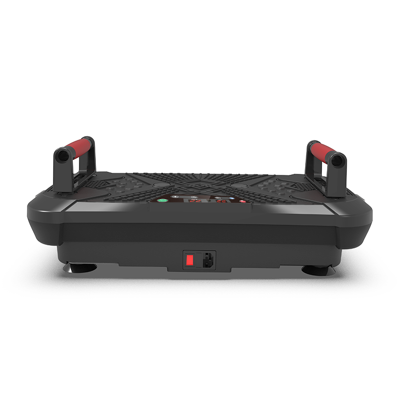 HSM 99 Levels Speed Adjustable Handle Grip Vibration Plate Machine Home Use Electromagnetic Fitness Platform with Elastic Rope