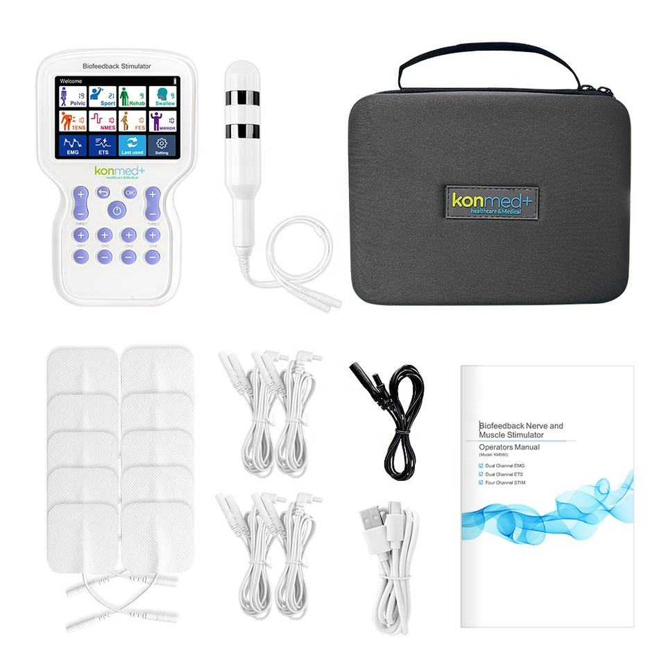 Konmed KM580 Neuromuscular Electrical Stimulation Devices Health Medical Supplies Machine Pain Physical Rehabilitation Equipment