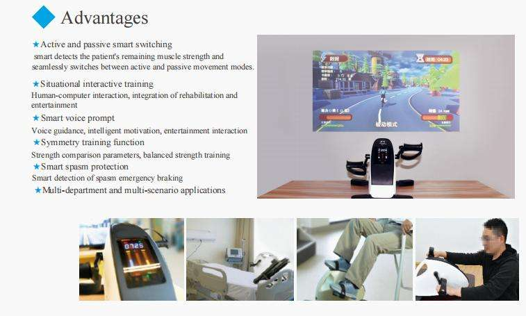Lower and Upper Limbs Exercisers Movement Rehabilitation Machine