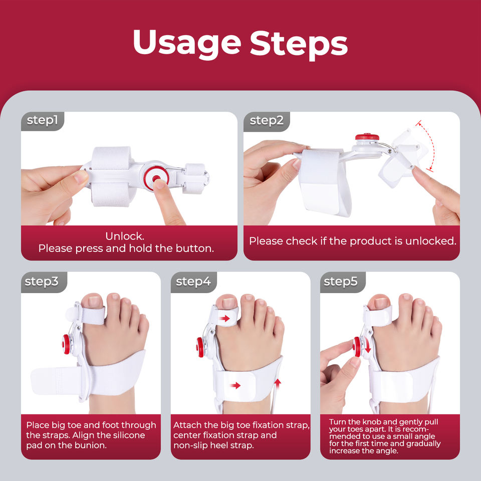 Children Bunion Recovery Corrector with Soft Flexible Frame for Pain Relief Powerful Alignment and Night Support