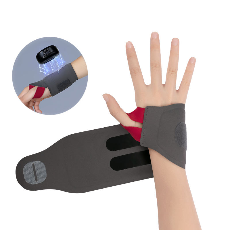 Tech Love Wireless Vibrating Massager Hand Brace Strap Carpal Tunnel Ems Electric Smart Wrist Band Hand Massager Wrist Brace