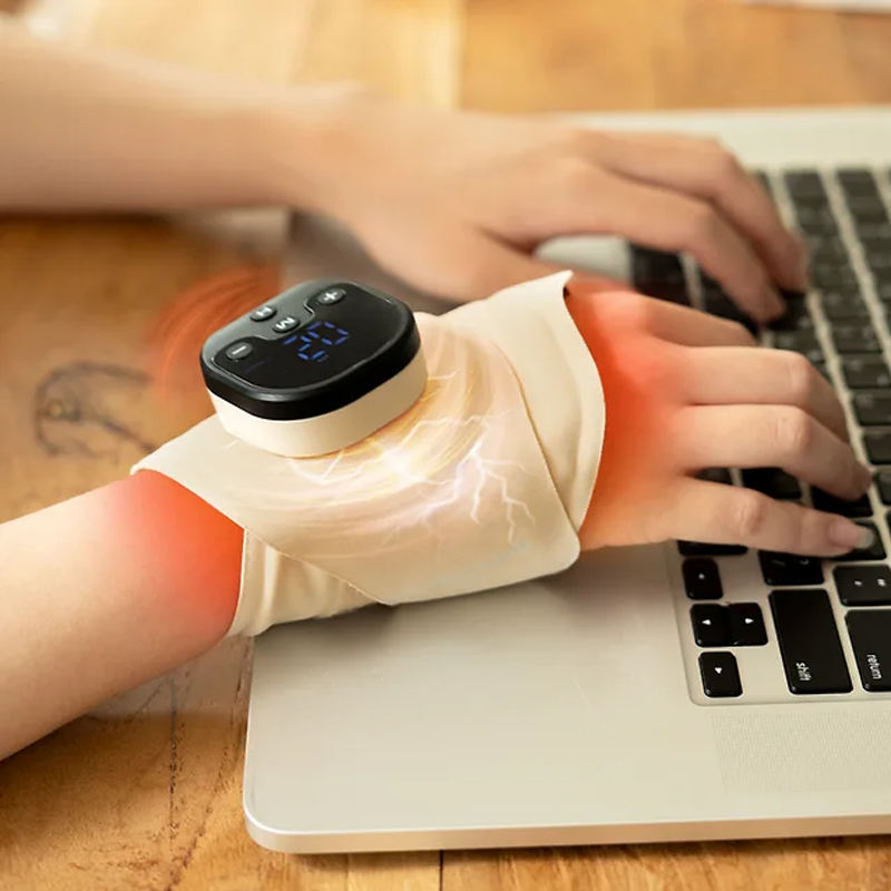 TECHLOVE WD2 Mini EMS Electric Massage Therapy Wristband Belt Timing Control USB Rechargeable for Sports Hand Wrist Pain Relief