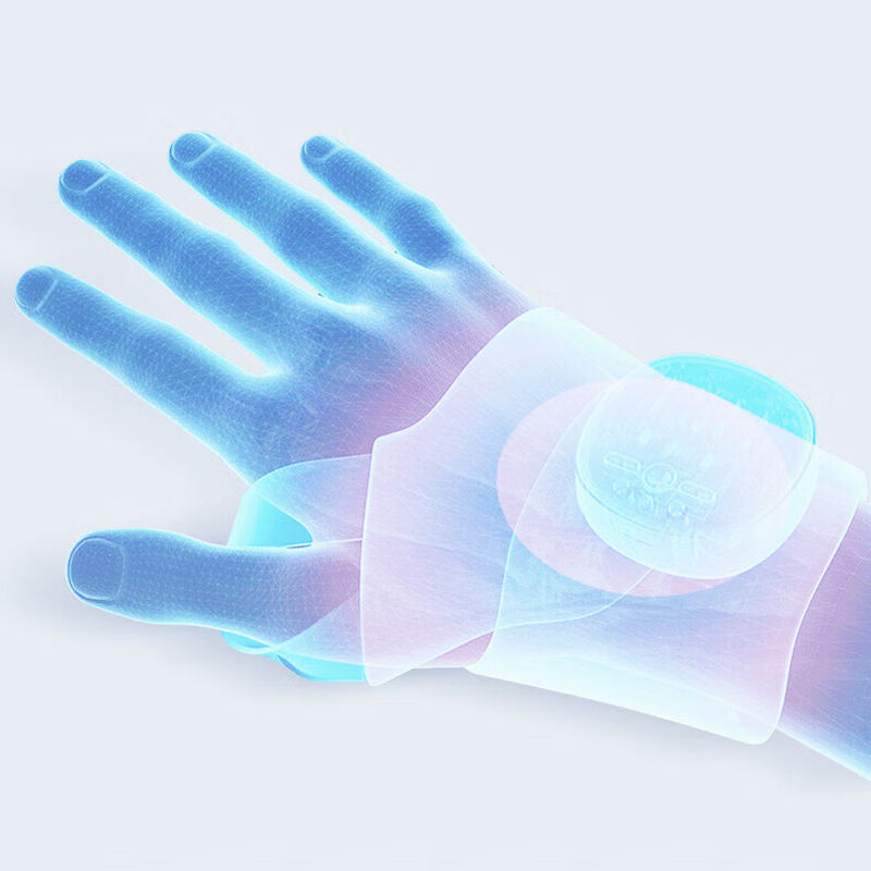 Portable Electric Massage Belt Wrist Wrap Infrared Heat Magnetic Therapy Hand Use 800mAh Battery Timing Control for Improved