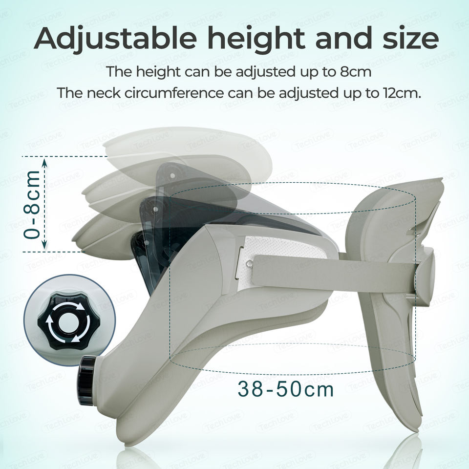 Tech Love Custom Adjustable Cervical Neck Traction Device Posture Correction Neck Brace Support