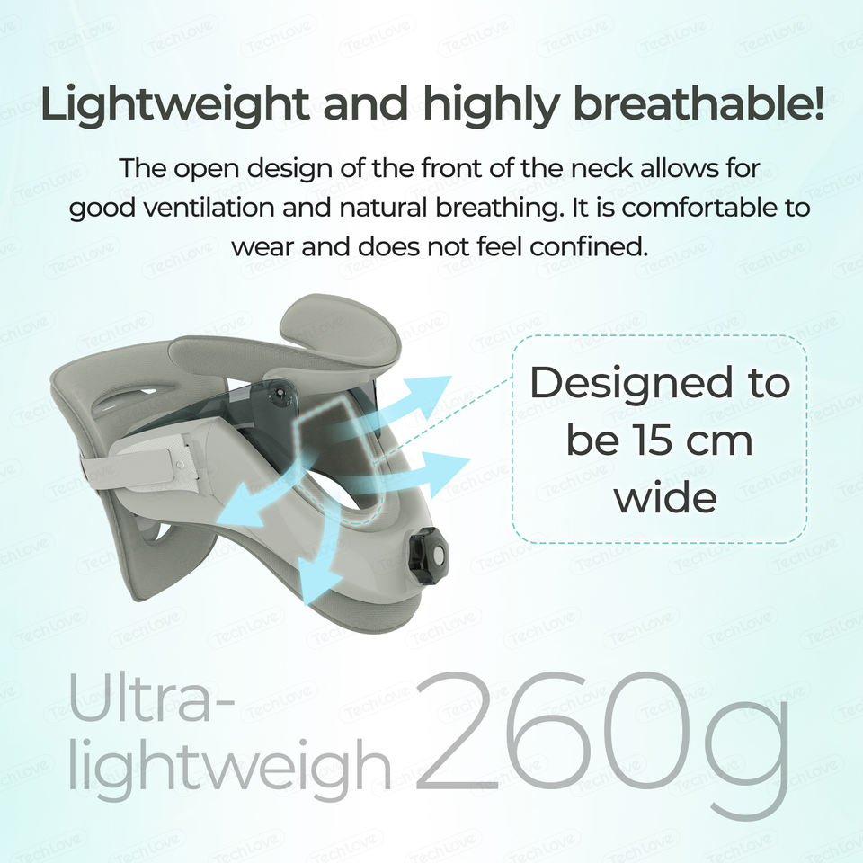 Tech Love Custom Adjustable Cervical Neck Traction Device Posture Correction Neck Brace Support