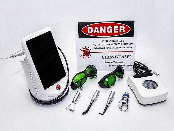 Class 4 Dental Diode Laser with 450nm/650nm/980nm Wavelengths Electricity Powered CE Certified 2-Year Warranty-on Sale