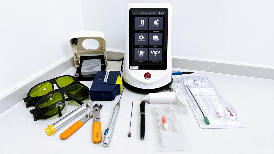 Berylas 1470nm 12W Electricity Powered CE Certified Surgery Laser for Proctology Hemorrhoid Fistula Fissure Sinus Treatment