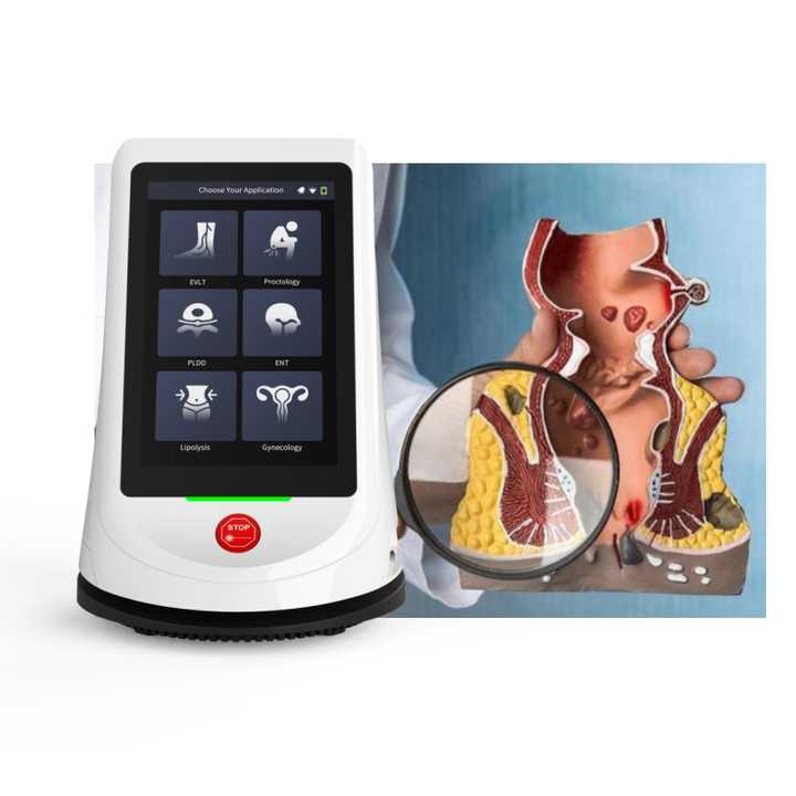 Berylas 1470nm 12W Electricity Powered CE Certified Surgery Laser for Proctology Hemorrhoid Fistula Fissure Sinus Treatment