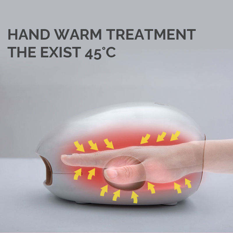 Electric Smart air Pressure Palm Hot Compress Five Finger Pain Deep Tissue Massager Hand Massager With Heat and Compression